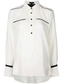 Rag  amp  Bone Contrast Detail Buttoned Shirt - Farfetch at Farfetch